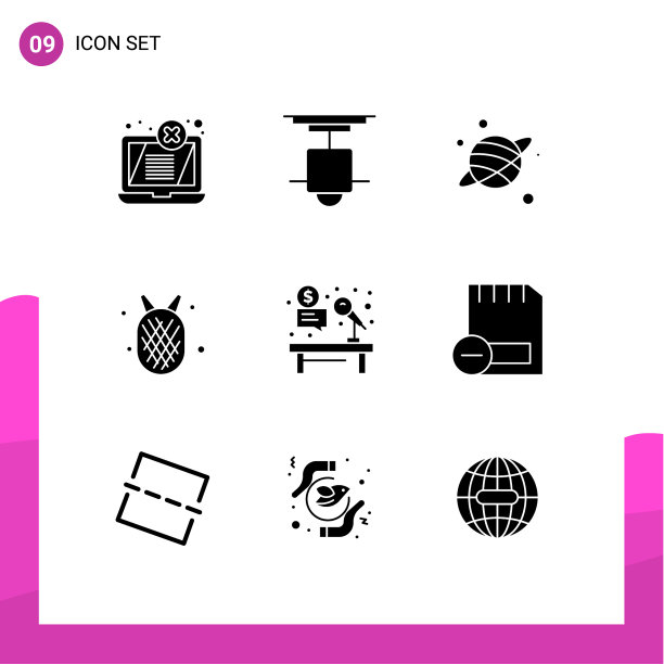 组9固体符号符号和符号图片下载