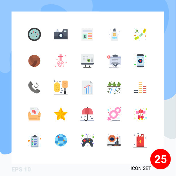 现代设25平色和符号等图片下载