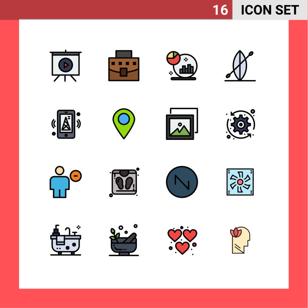 移动界面平色填充线设置16图片下载