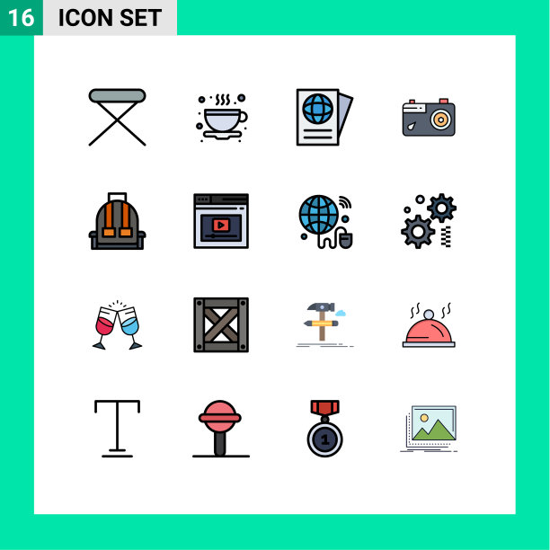 为卷筒纸设置16条通用平色填充线图片下载