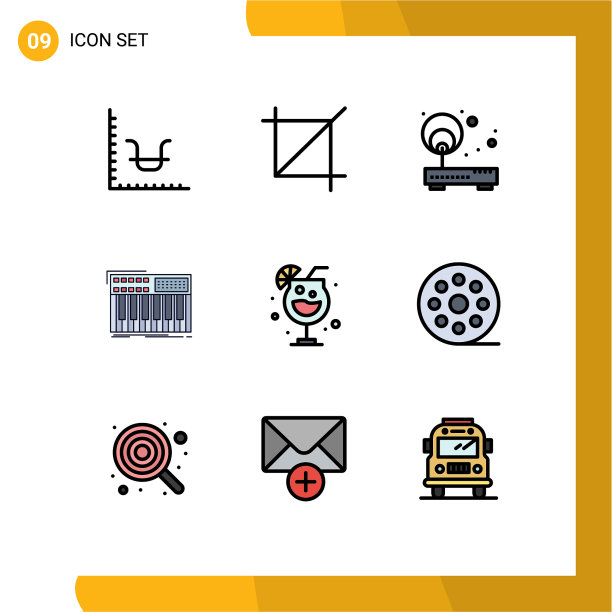 9 .填充线平面颜色的网站概念图片下载