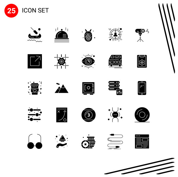 主题立体符号和可编辑符号的25个图片下载