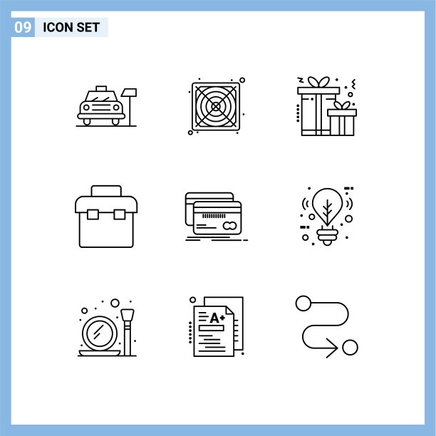 第九组勾勒出借方的符号和符号图片下载