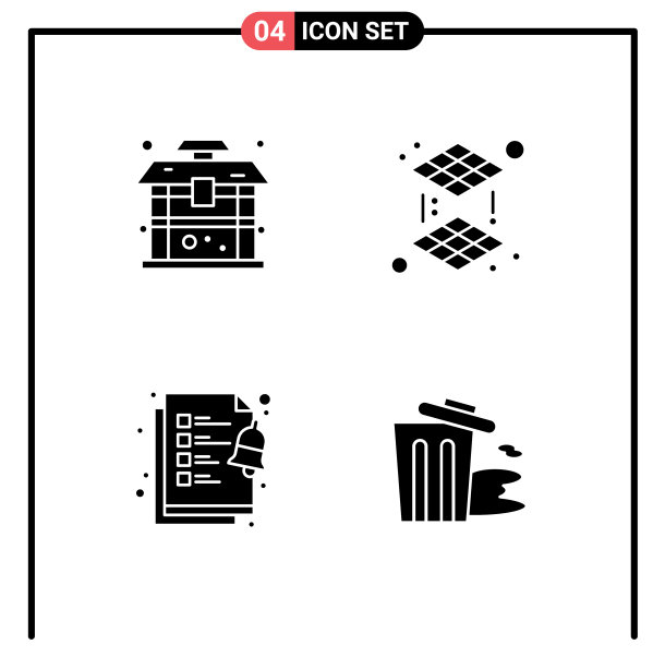 4创意图标的现代标志和符号图片下载