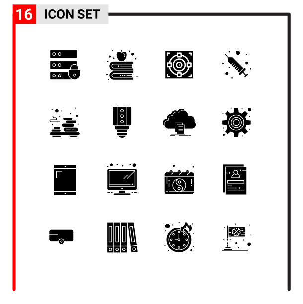 股票图标包16行符号和符号图片下载