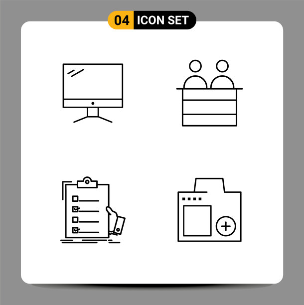 4 .用户界面线装现代标识和图片下载