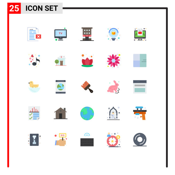 设置25个现代UI图标符号标志图片下载