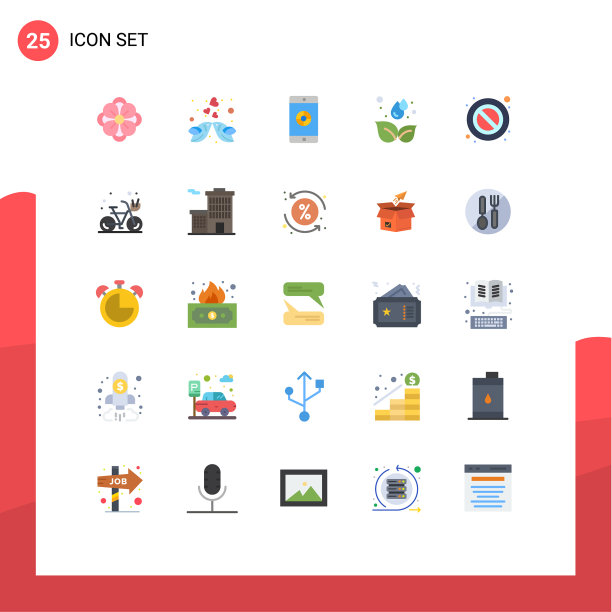 25组现代平面颜色设置为禁止图片下载