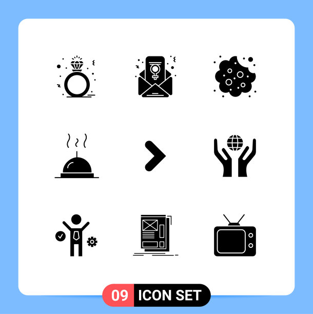 主题立体符号和可编辑符号的9种图片下载