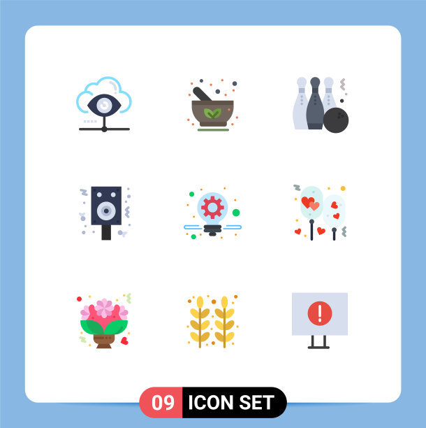 9 .世界通用的平色标志符号夜图片下载