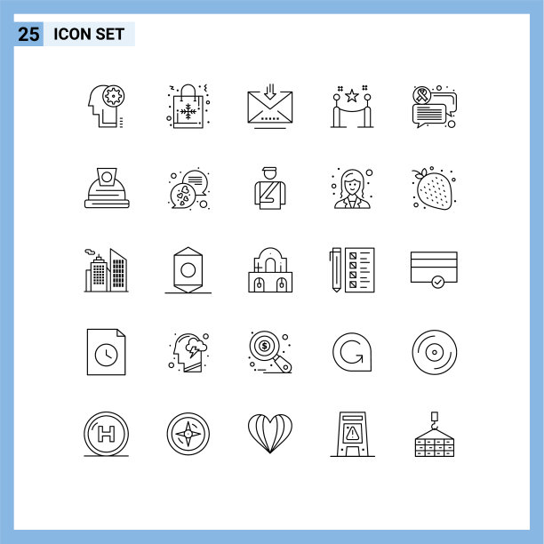 用户界面包25个基本行图片下载