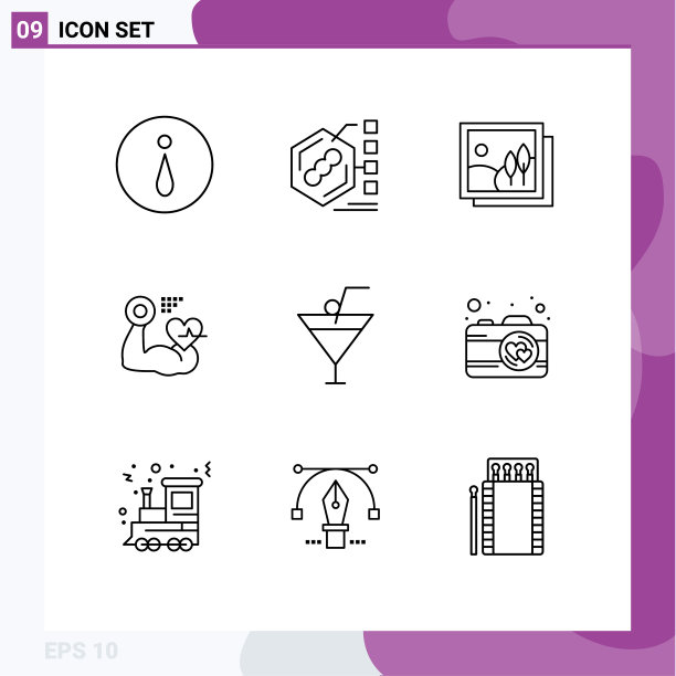 轮廓和符号，如食物图片下载