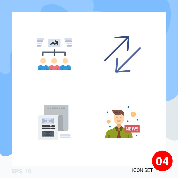 平面图标包4通用符号团队图片下载