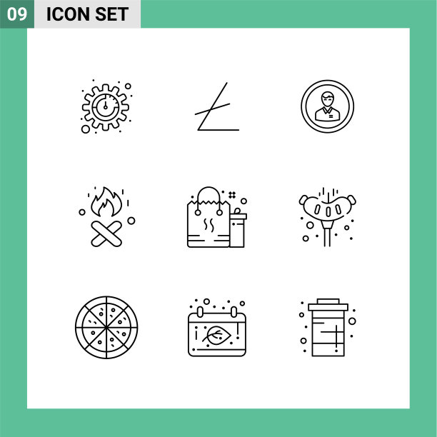 打包9个创意大纲包加拿大人图片下载