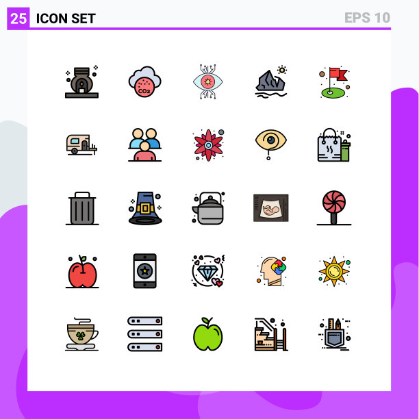 现代设置25填充线和平色图片下载