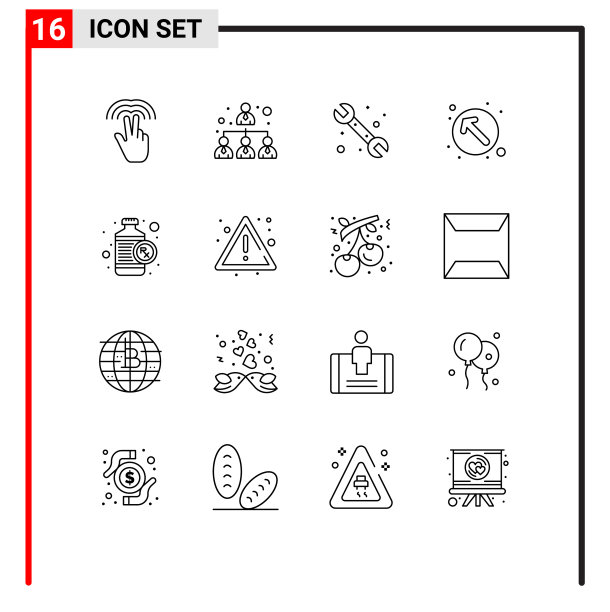 主题提纲和可编辑符号图片下载