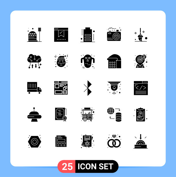 包25现代固体符号符号和符号图片下载