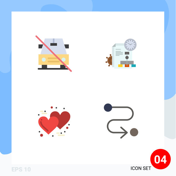 4创意图标现代汽车标志和符号图片下载
