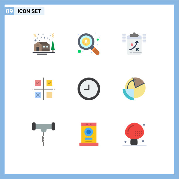 通用图标符号组9现代扁平图片下载