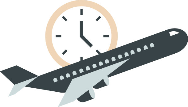 机场飞机时钟时间旅行运输终端图片下载