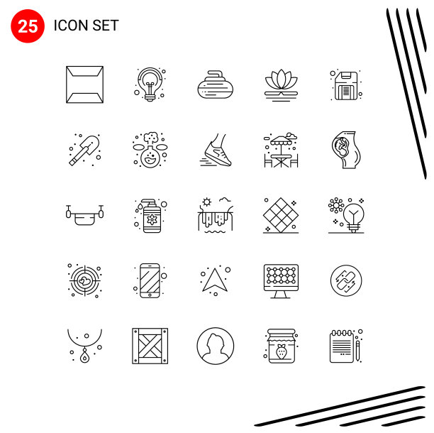 为软盘计算机在网格上设置25行图片下载