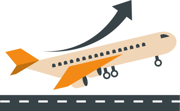 机场起飞飞机旅游运输终端图片下载