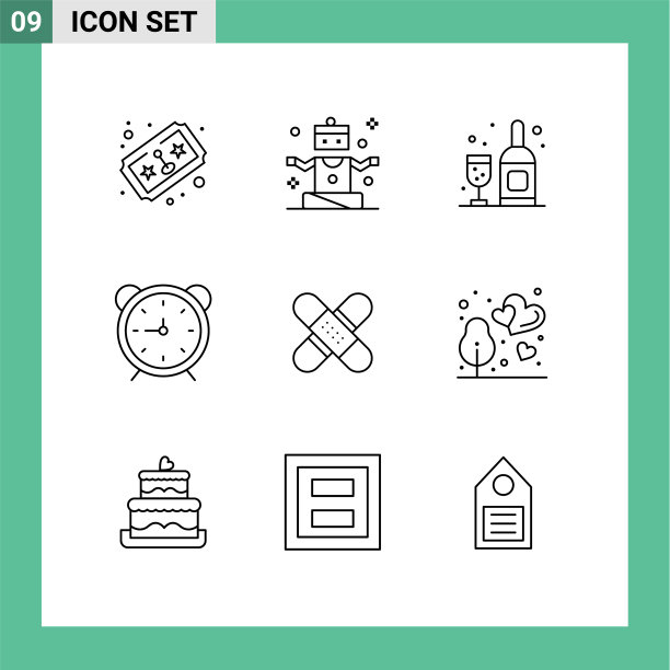 用户界面包9基本轮廓带图片下载