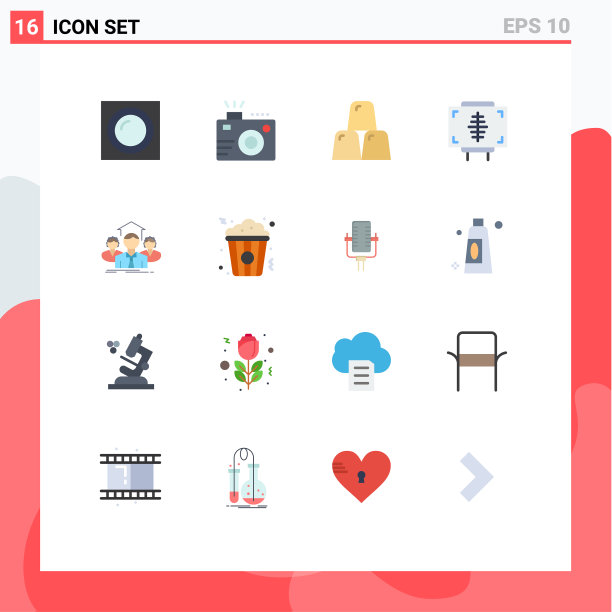 设置16平面颜色的网格为医药形式图片下载