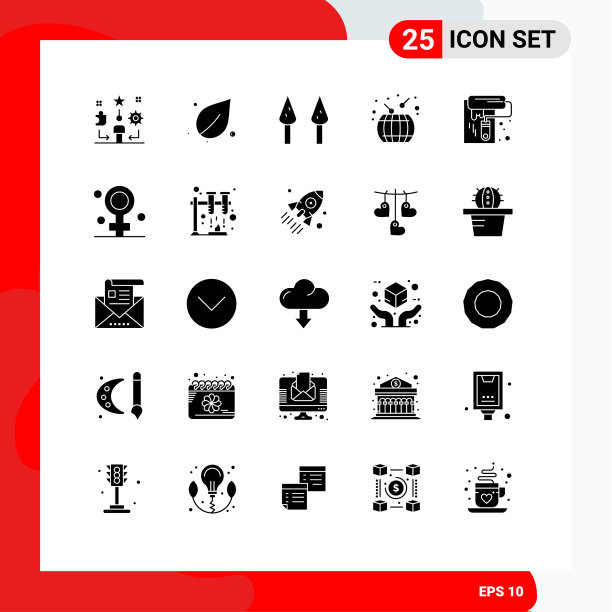 主题立体符号和可编辑符号的25个图片下载