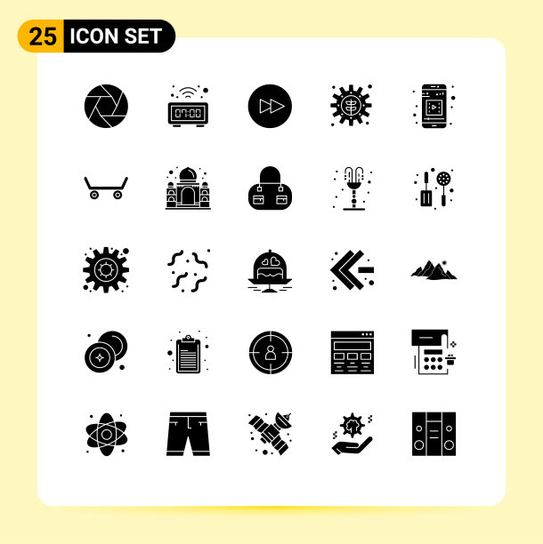 通用图标符号组25现代立体图片下载