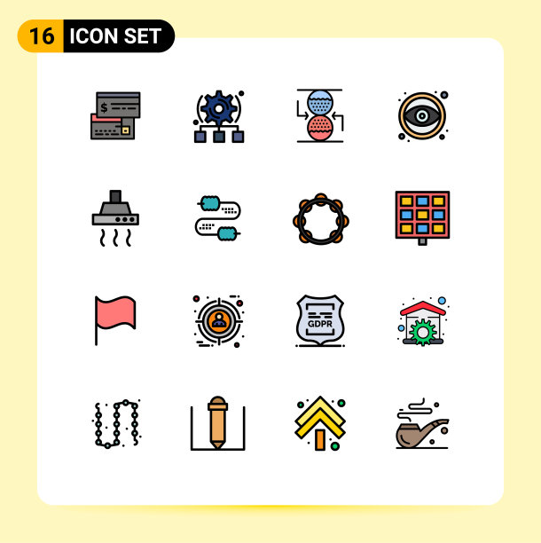 16 .用户界面平色填充线包图片下载