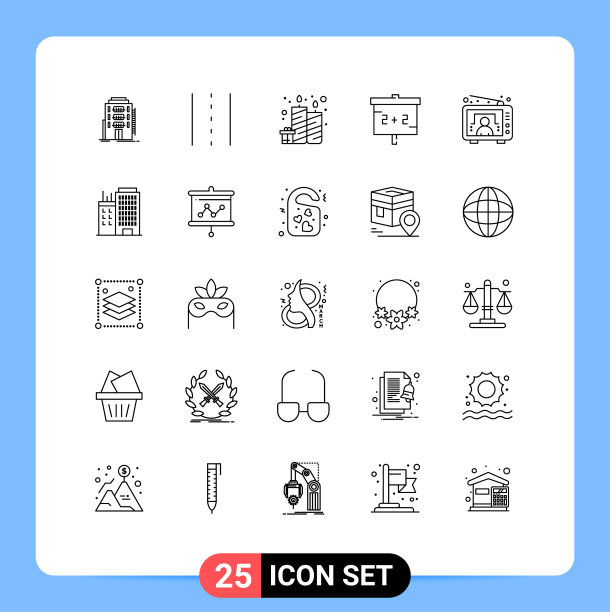 为网页和手机设置了25条通用线图片下载