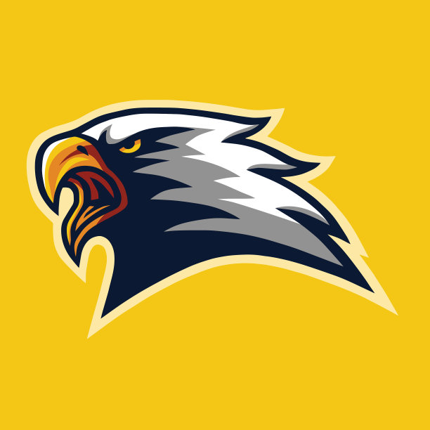 狂怒鹰头吉祥物标志吉祥物设计图片下载