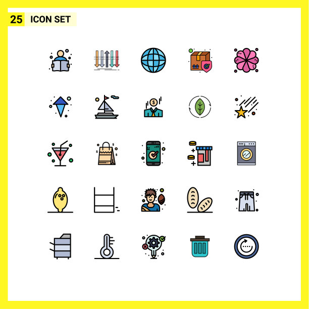 现代设置25填充线和平色图片下载