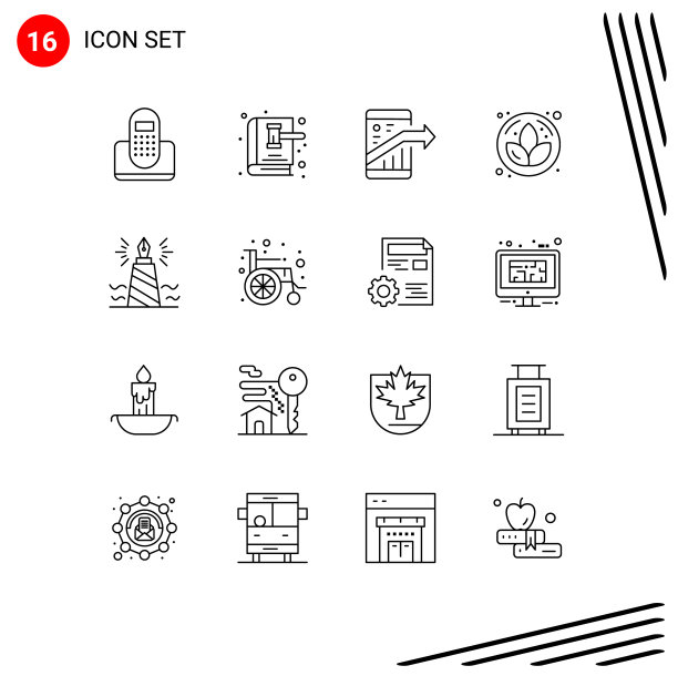 通用图标符号组16现代图片下载