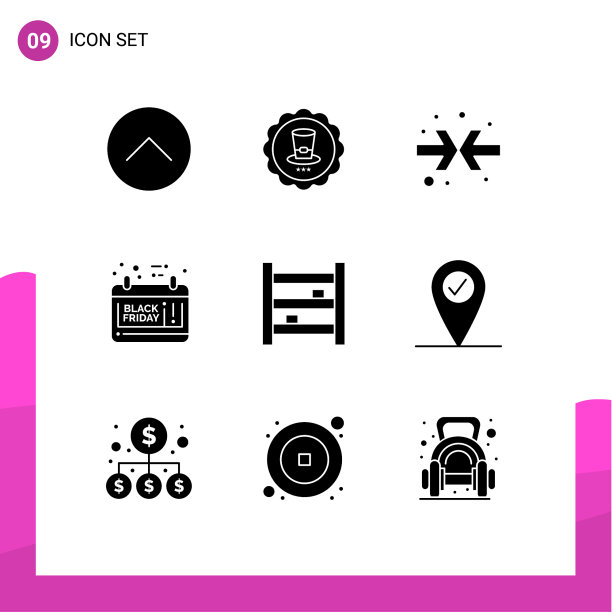 主题立体符号和可编辑符号的9种图片下载