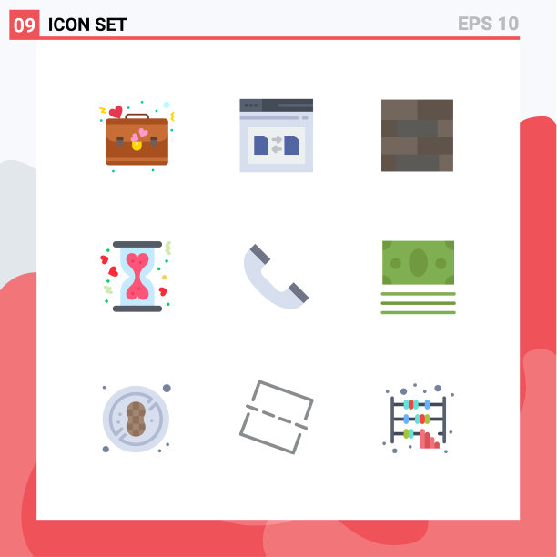 9 .主题平色和可编辑的符号图片下载