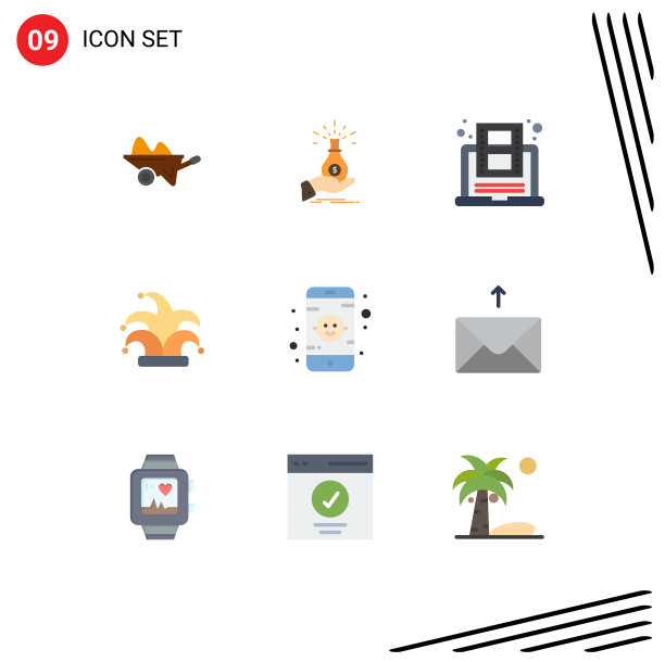 现代设9平色和符号等图片下载