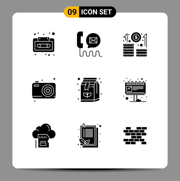 通用图标符号组9现代立体图片下载