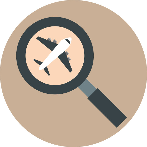 机场放大镜旅游运输终端图片下载