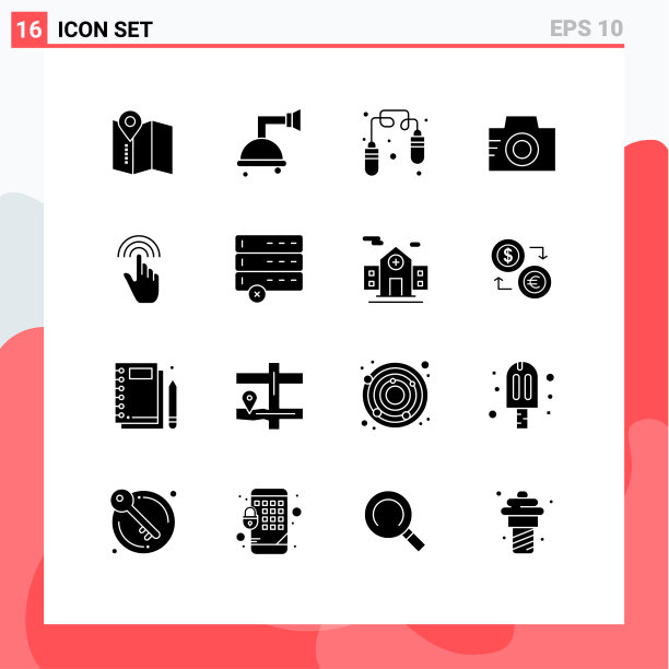 移动界面立体字形设置16个象形文字图片下载