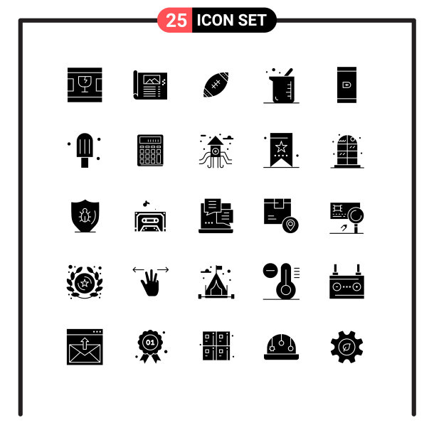 象形文字设置了25个简单的立体字形图片下载