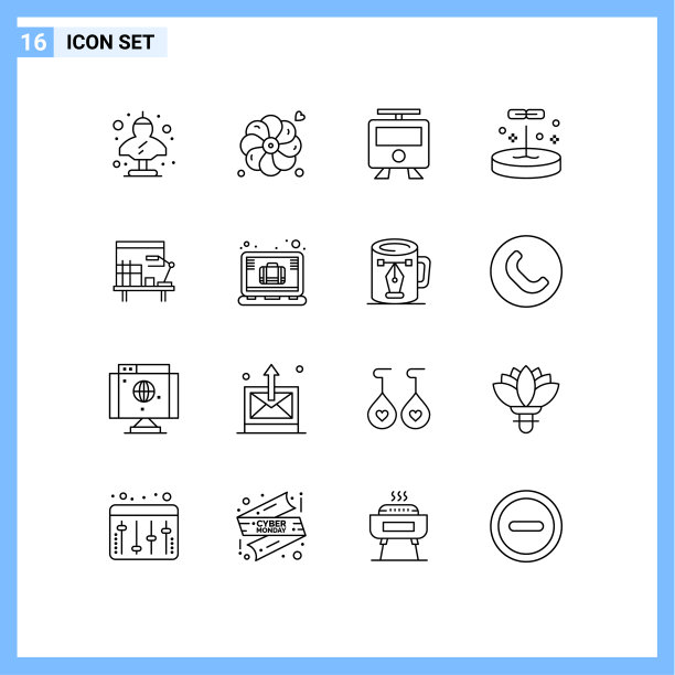 大纲包16通用符号书桌图片下载