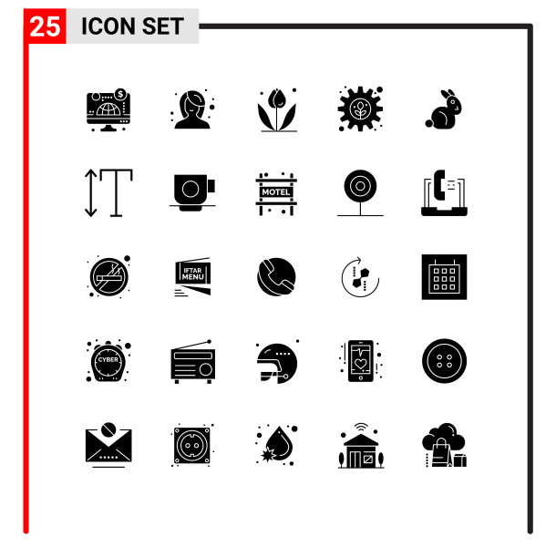 实字形包25个通用符号图片下载