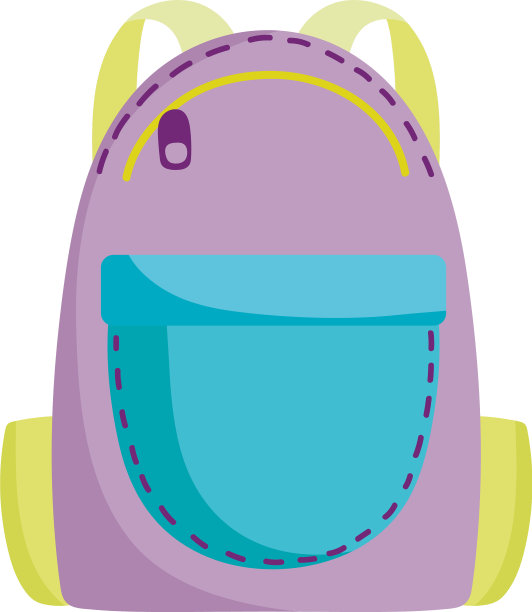 回到学校背包配件小学图片下载