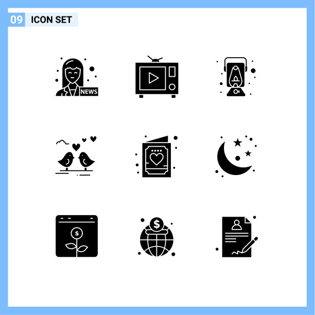 通用图标符号组9现代立体图片下载