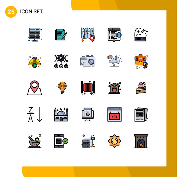 现代设置25填充线和平色图片下载