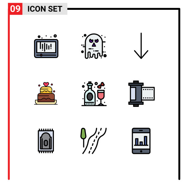 现代集9填充线和平色图片下载