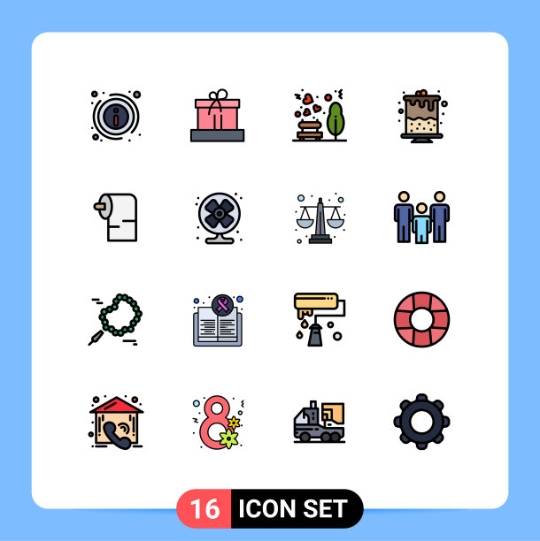 通用图标符号组16现代扁平图片下载
