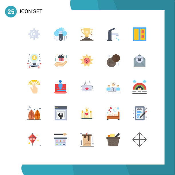 25平色概念的网站移动和图片下载